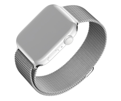 Pasek i akcesoria do zegarków FIXED Mesh Strap do Apple Watch 40/41/42 mm silver